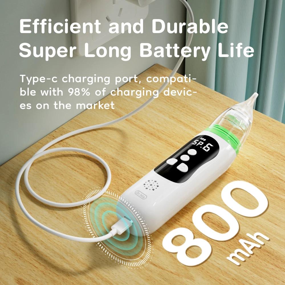 MAMIJOY – aspirateur Nasal électrique pour bébé, dispositif d'aspiration du nez avec embout en Silic
