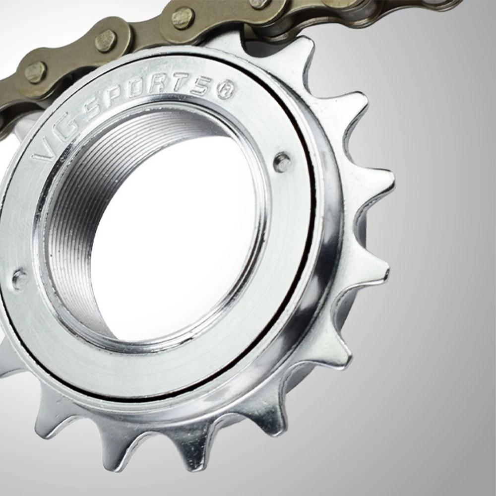 Pièce de pignon de volant d'inertie de vélo à vitesse unique 16T-22T, pour BMX, engrenage Cog à 1 vi
