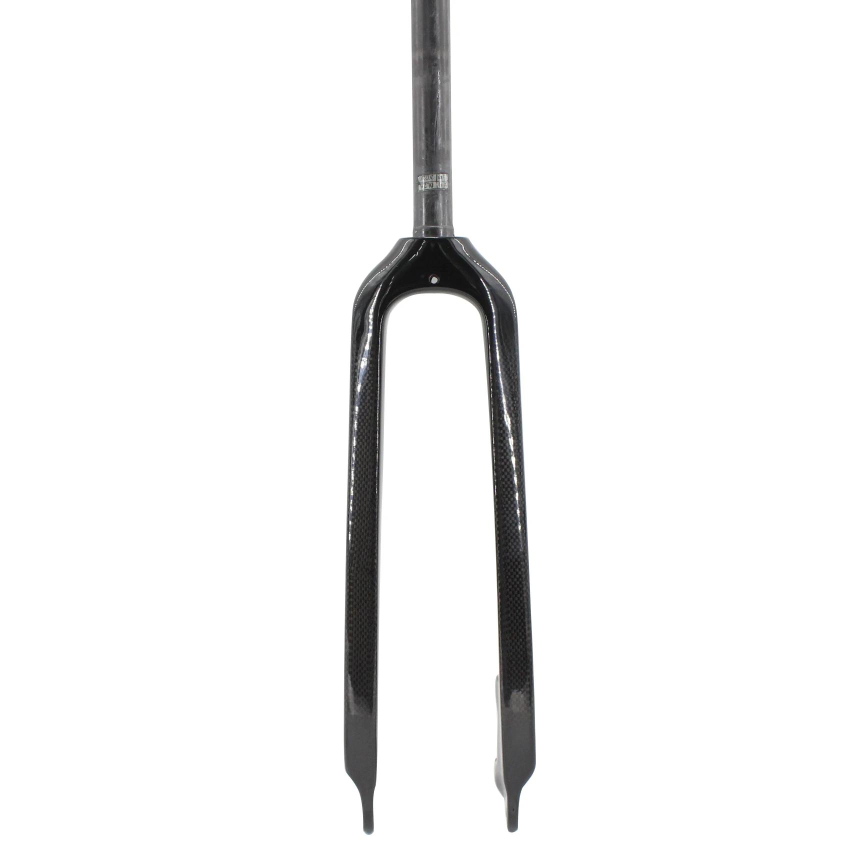 Date 26/27.5/29 "pouces VTT 3K pleine Fiber de carbone vélo fourche avant frein à disque fourche en