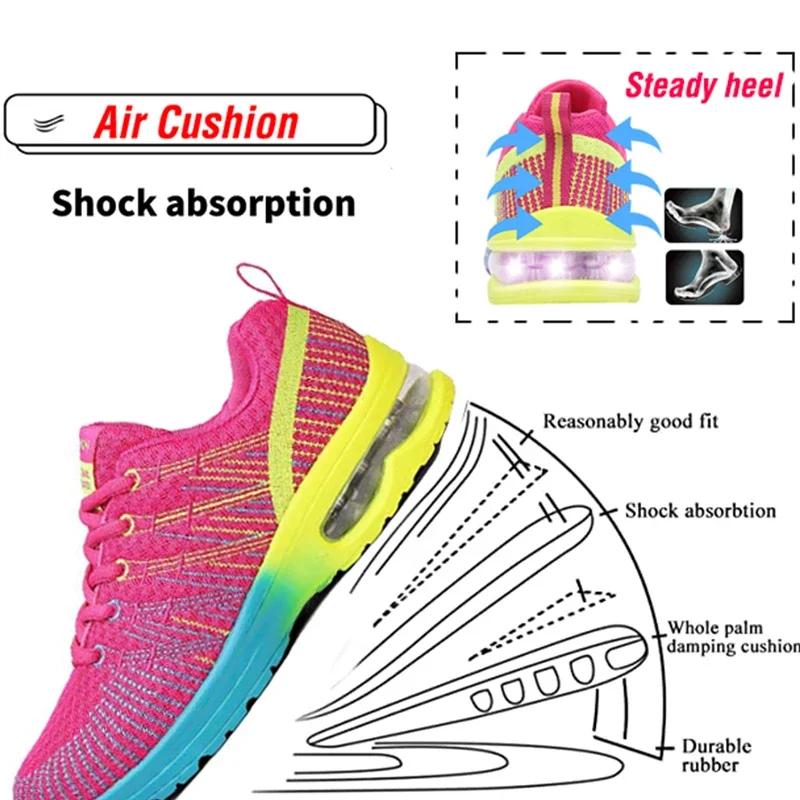 Chaussures de course pour femmes en plein air respirant mode femmes chaussures de Jogging 2025 Fitne