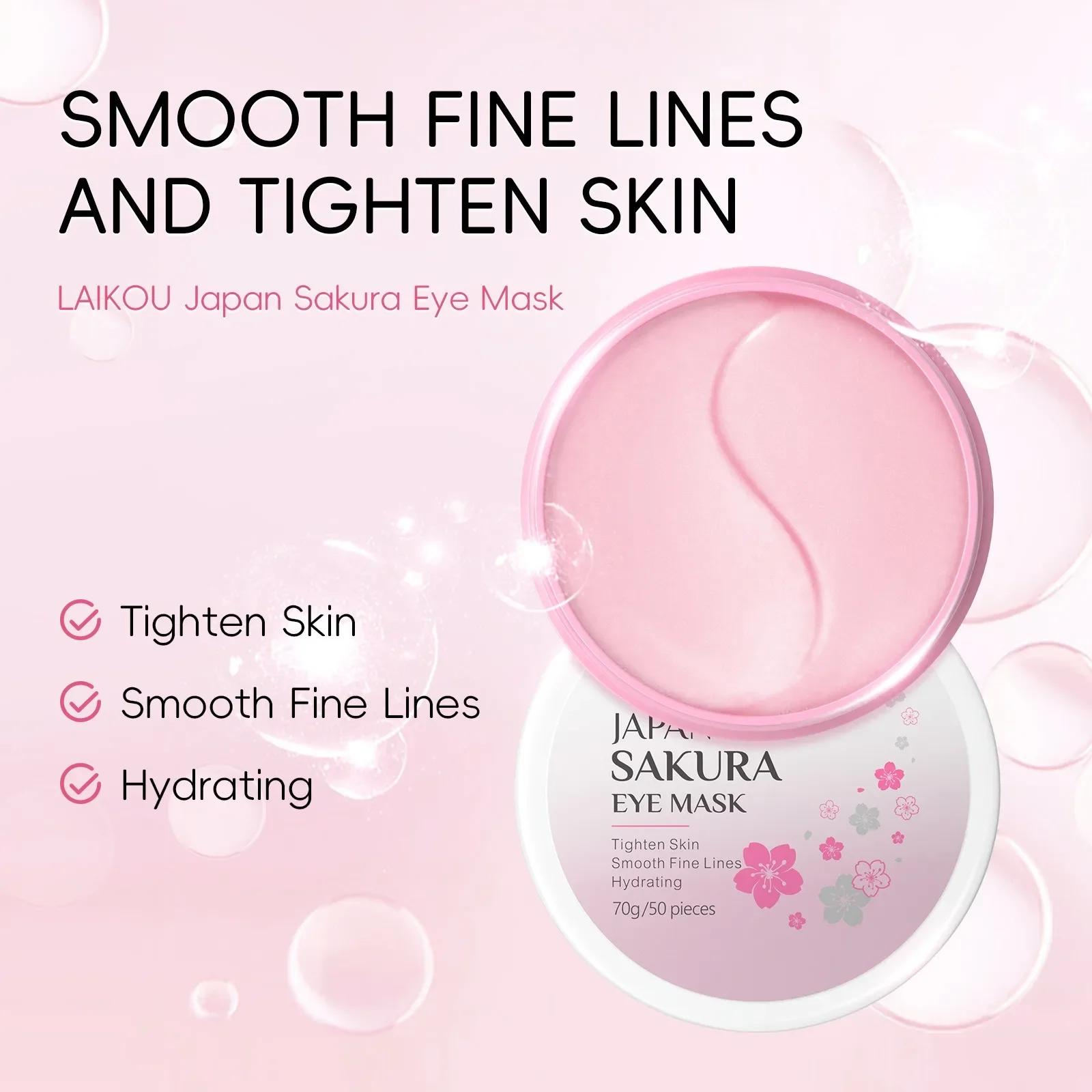 Sakura – ensemble de soins pour la peau, 24 pièces, masques pour les yeux et les lèvres, sérum Nud,