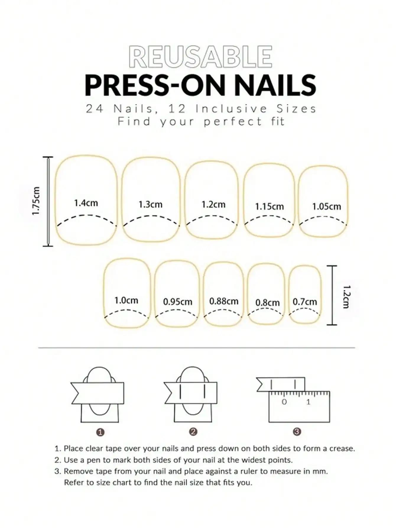 24 pièces/ensemble faux ongles carrés courts pour femmes mignon mariée coeur blanc français conseils