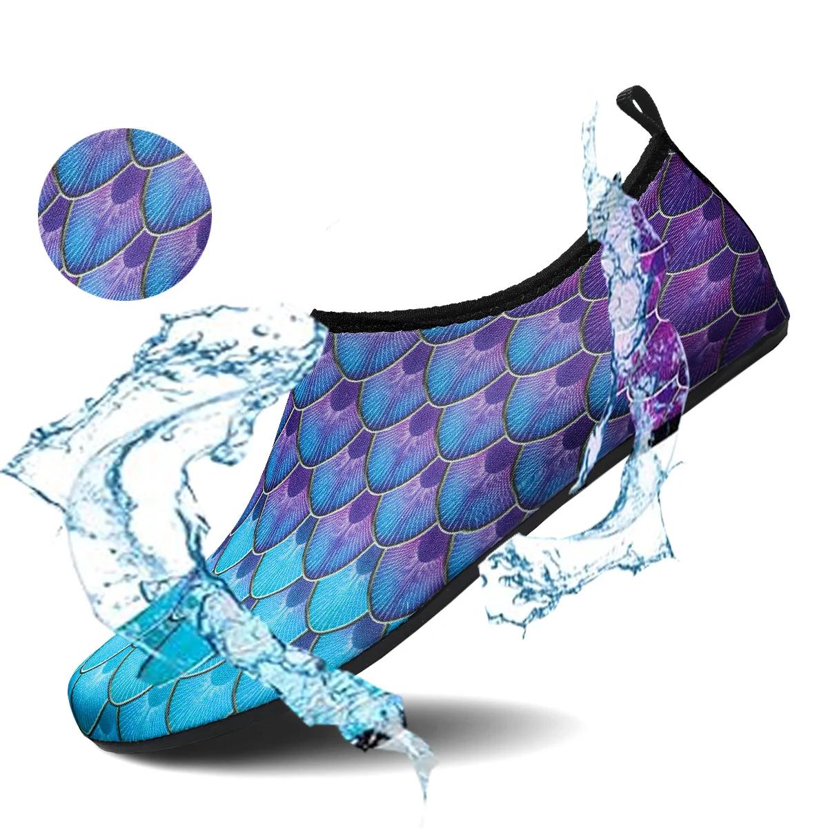 Chaussettes de sports aquatiques pour femmes et hommes, chaussures aquatiques de plongée, chaussures