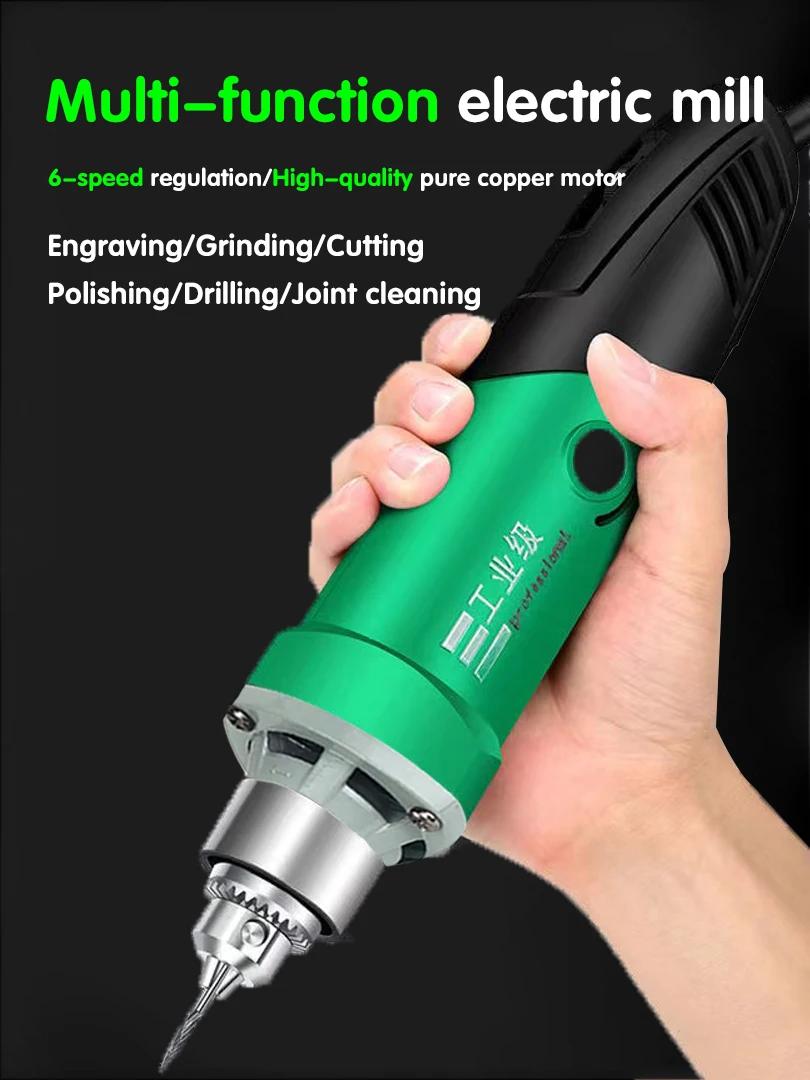 Dremel 260W/480W graveur haute puissance perceuse électrique gravure outil rotatif arbre Flexible 6