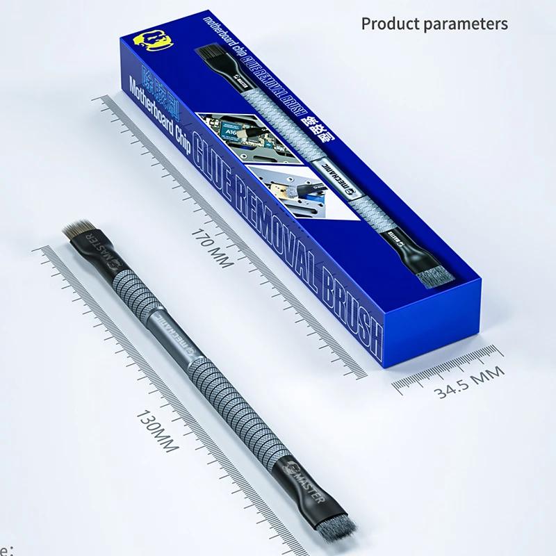 Brosse mécanique en acier pour carte mère, élimination de la colle, tampon IC, nettoyage du PCB CPU,