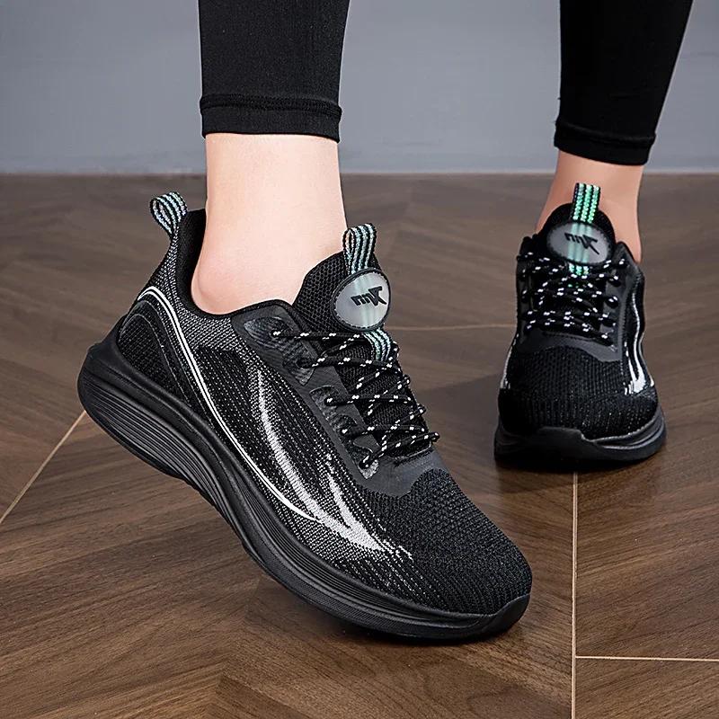 Chaussures de course décontractées pour femmes, maille antidérapante, respirantes, à la mode, pour l
