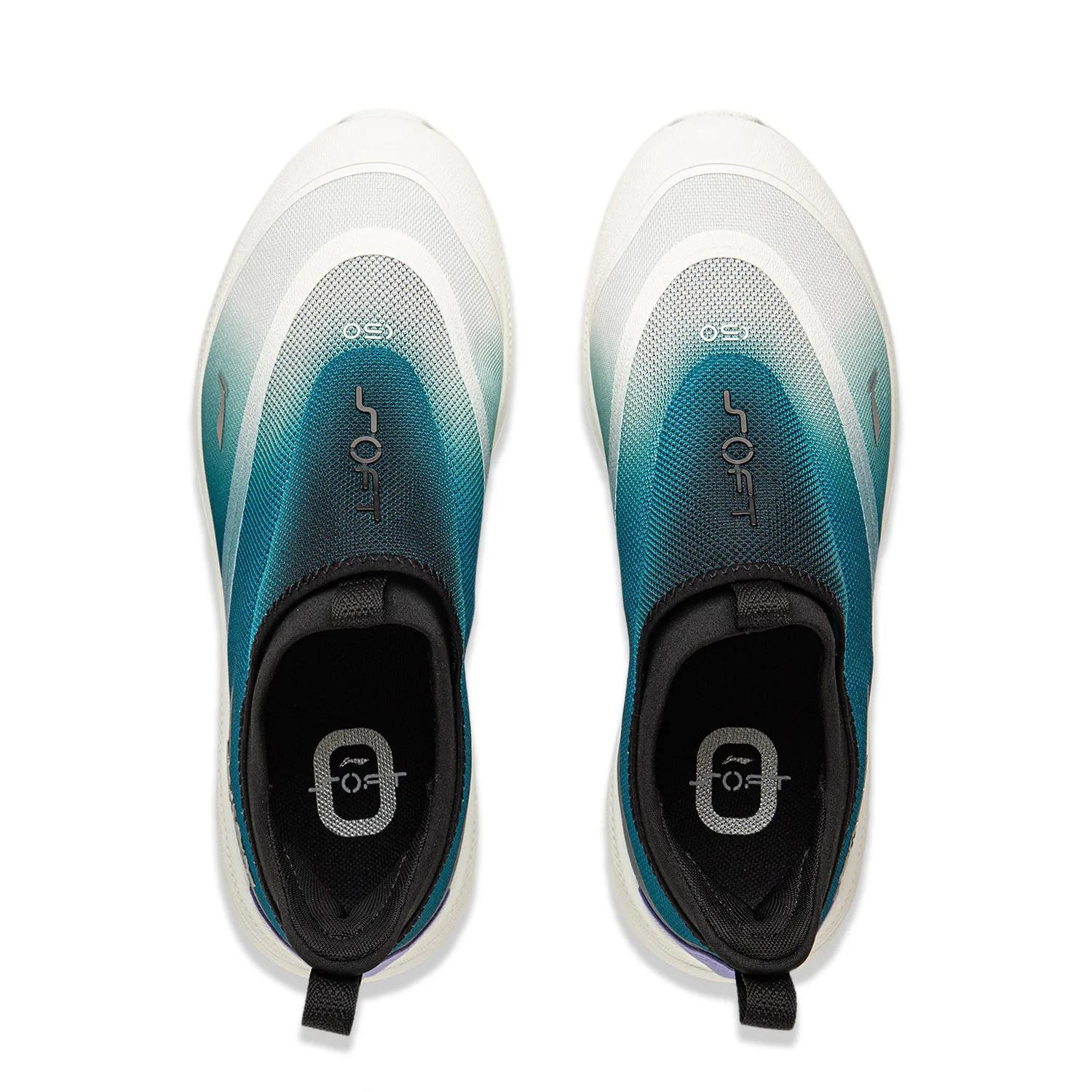 Li-ning hommes doux GO 2 chaussures de marche COMFOAM Slip-on doux talon épais doublure confortable