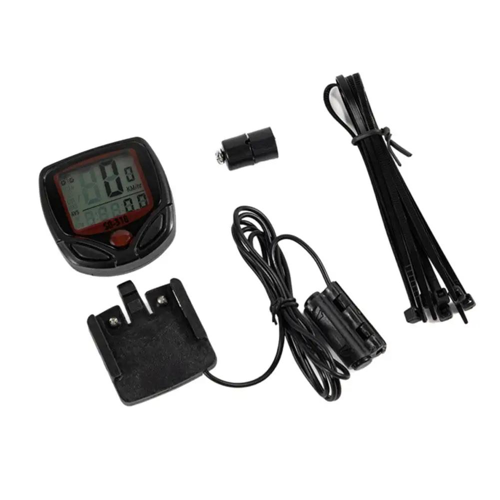 Ordinateur de vélo avec écran LCD, compteur de vitesse et odomètre étanche, suivi numérique du kilom