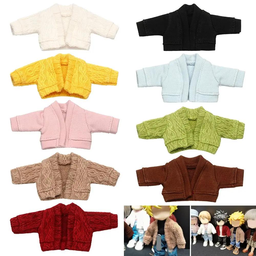 Pull et cardigans en beurre pour enfants, robe décontractée, vêtements pour poupées OB11, accessoire