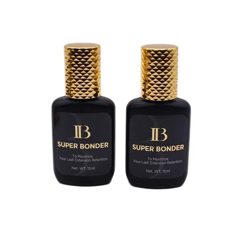Agent de fixation de durcissement Transparent IB Super Bonder V2, 15ml, pour Extensions de cils, pri