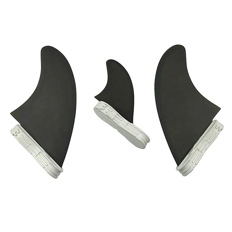 Palmes de planche de surf, propulseur UPSURF FCS II MARK parade HARDS TWIN + STABILISER Fins Surf Qu