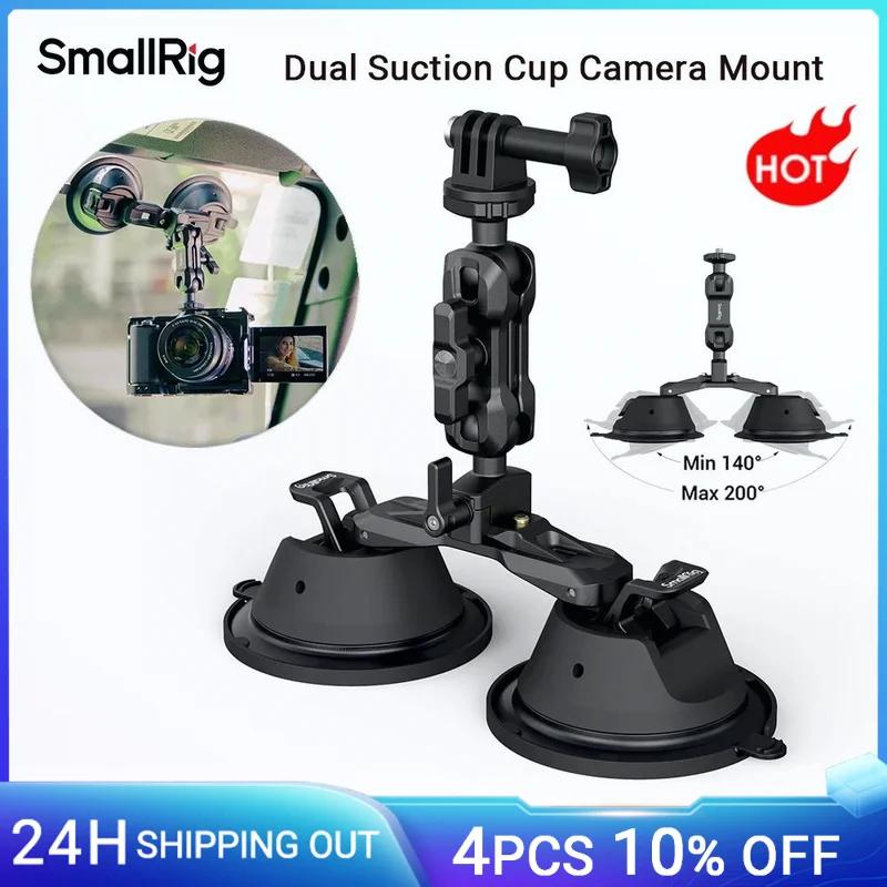 SmallRig – support de ventouse de caméra pour GoPro, pare-brise de fenêtre de voiture pour Sony DSLR