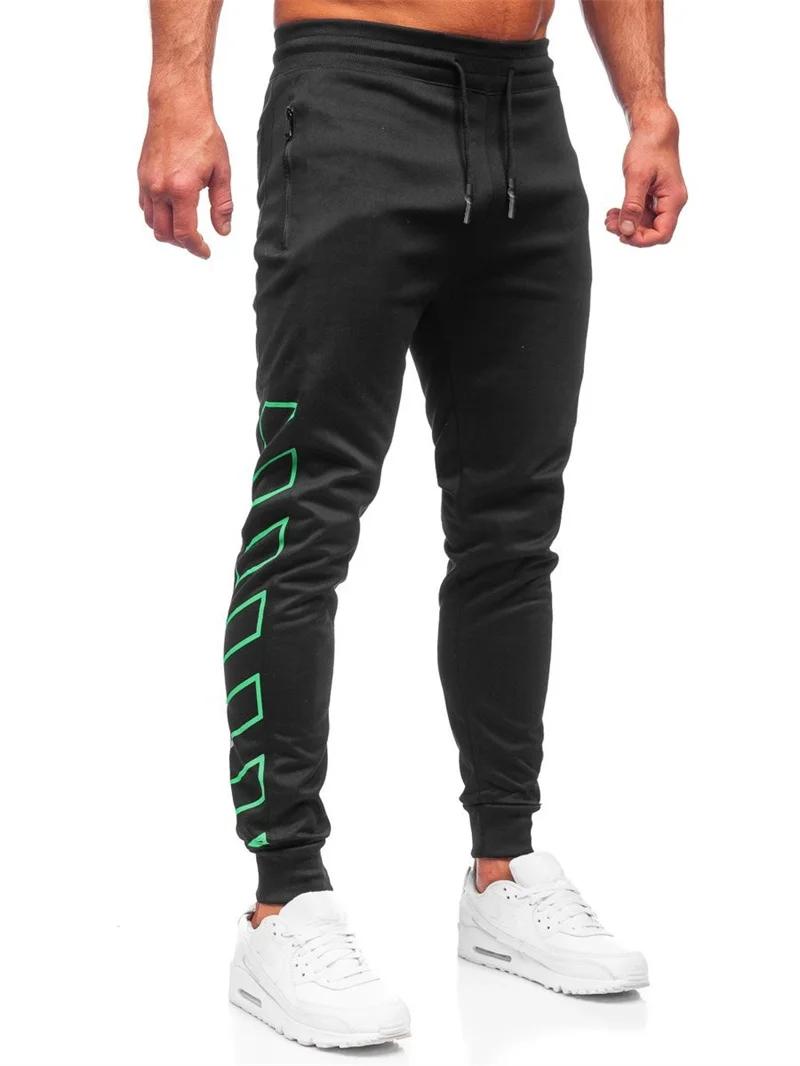 Printemps automne poche zippée hommes pantalons confortables pantalons de survêtement à séchage rapi
