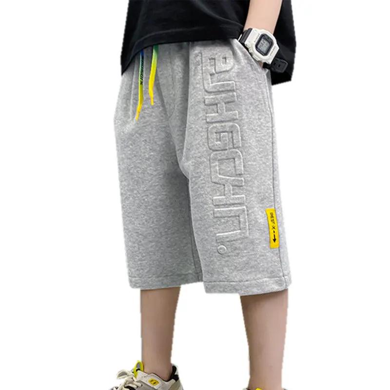 Short de dehors Court en Coton pour Garçon, Pantalon de Survêtement Longueur Genou, Tailles 5, 6, 7,