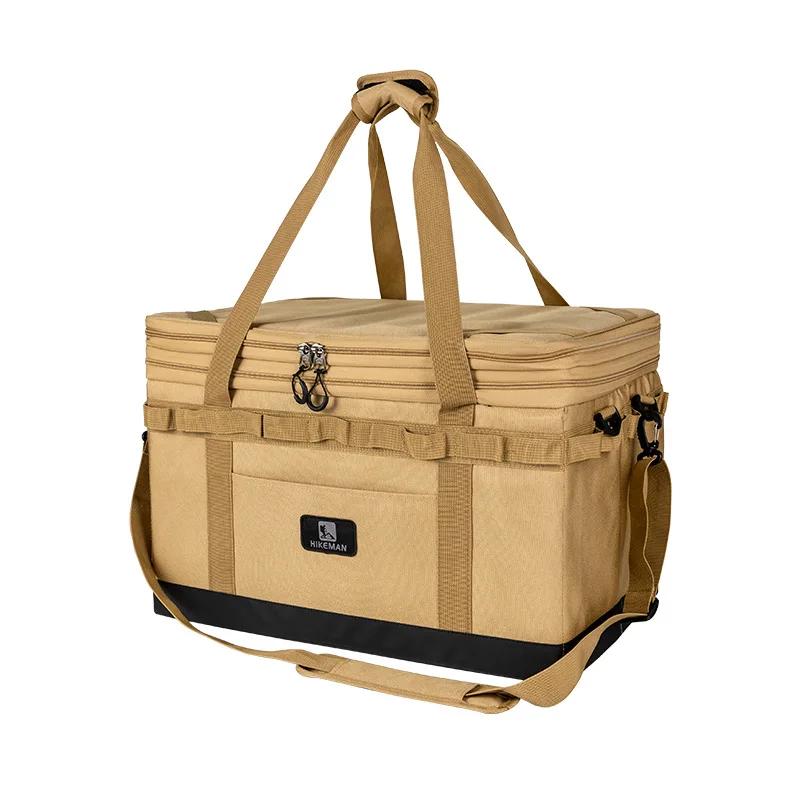 Sac de rangement pour équipement de camping extérieur, grande capacité, pliable, portable, réchaud,