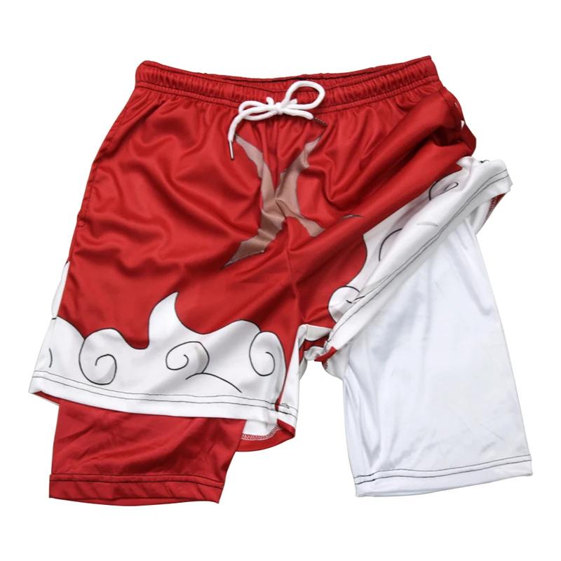 Short de course 2 en 1 imprimé 3D élégant pour hommes, short de performance athlétique avec poches,