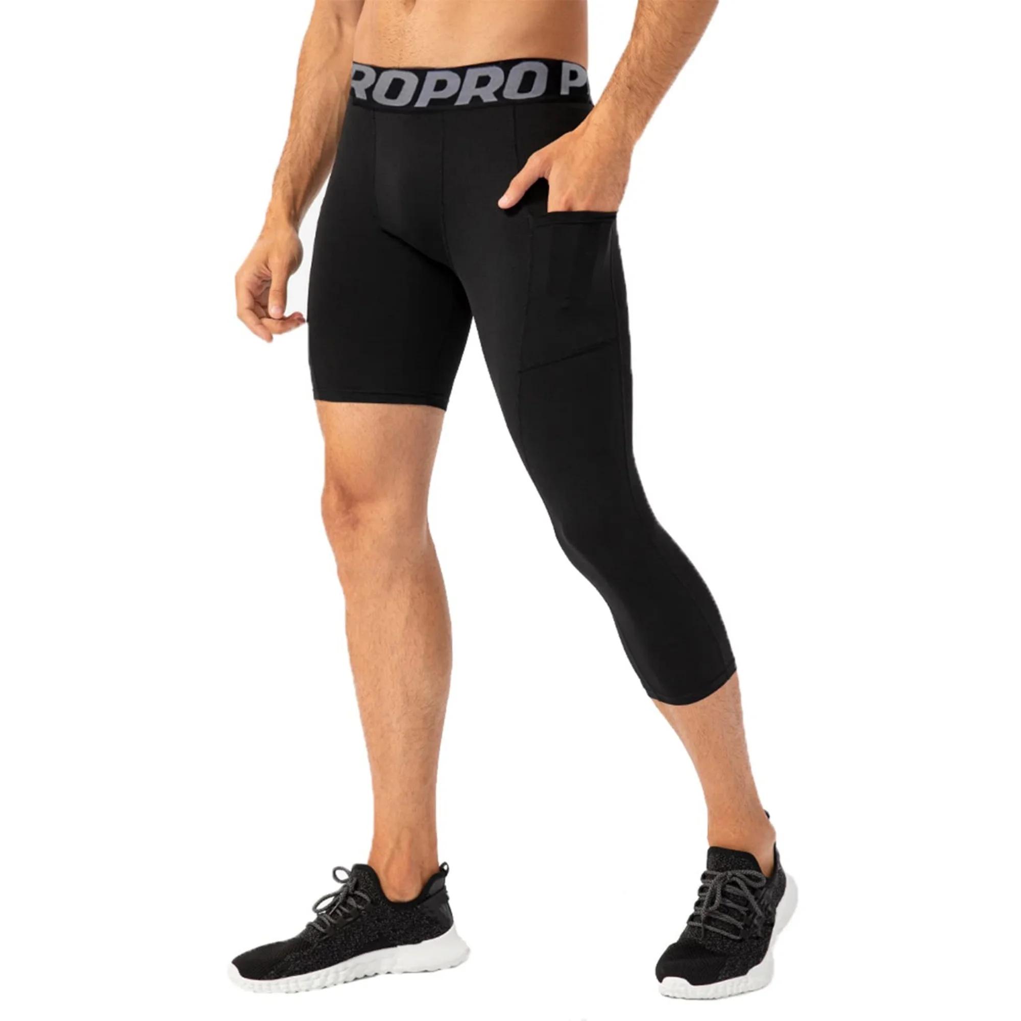 Collants de Compression à une jambe, pour basket-ball, manches de jambe, Capri, couche de Base athlé