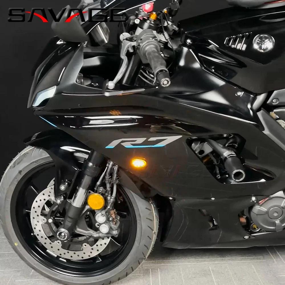 Invisible YZF R7 Clignotant De Moto LED Clignotants Lumière Pour YAMAHA YZF R6 R7 R1 R1M Clignotant