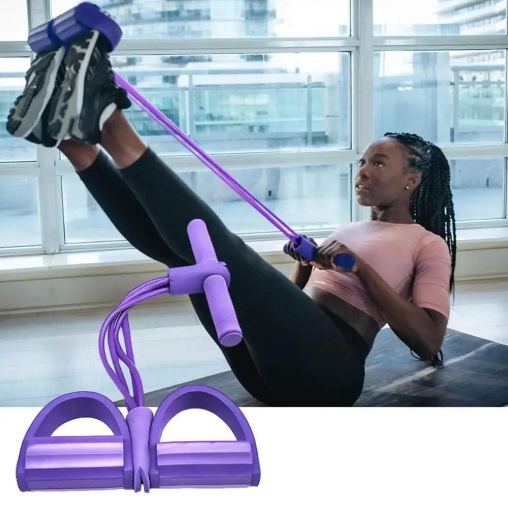 Corde de tension avec poignée non-ald, portable, amincissant, taille, bras, entraînement, yoga, péda