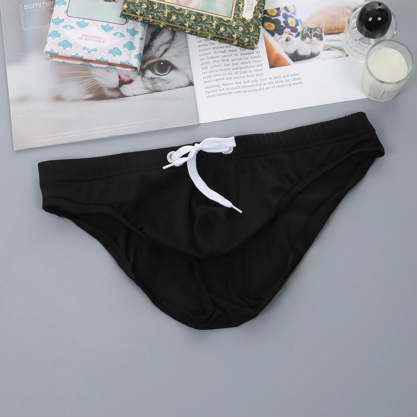 Maillot de bain Sexy pour hommes, Bikini, slip de bain, short de plage, caleçon hombre, vêtements de