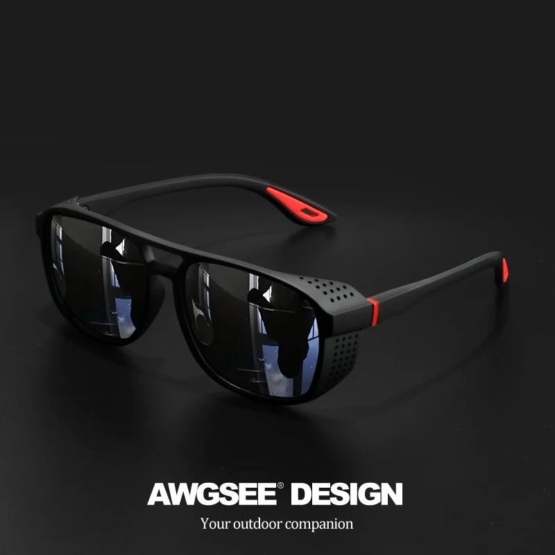 Lunettes de soleil de sport professionnelles – Polarisées coupe-vent UV400 pour le cyclisme, la cour