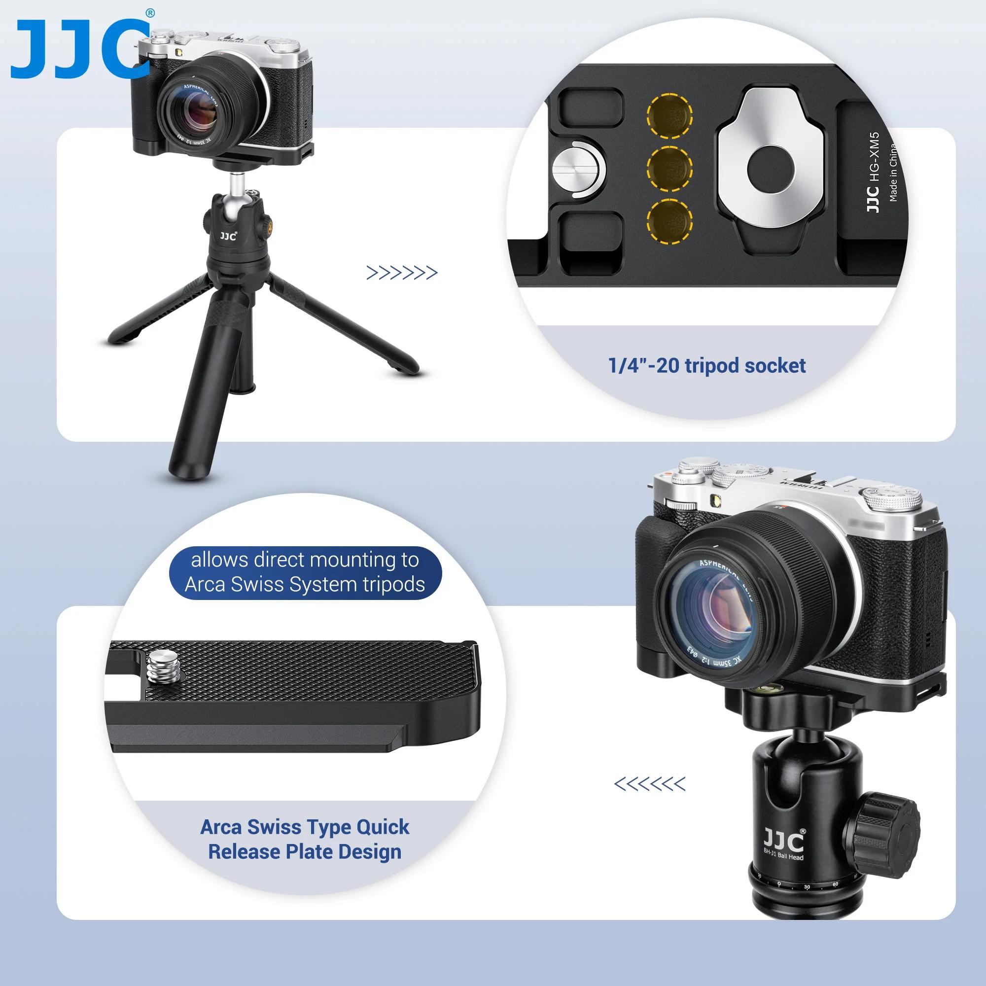 JJC X-M5 L-Forme Caméra Grip pour FUJIFILM X-M5 Caméra Avec Plaque De Dégagement Rapide pour Arca 1/
