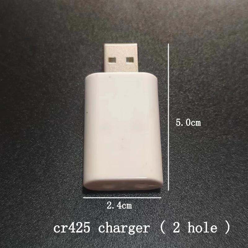 Chargeur de batterie Rechargeable CR425 CR322, combinaisons USB pour appareils de chargeur, flotteur
