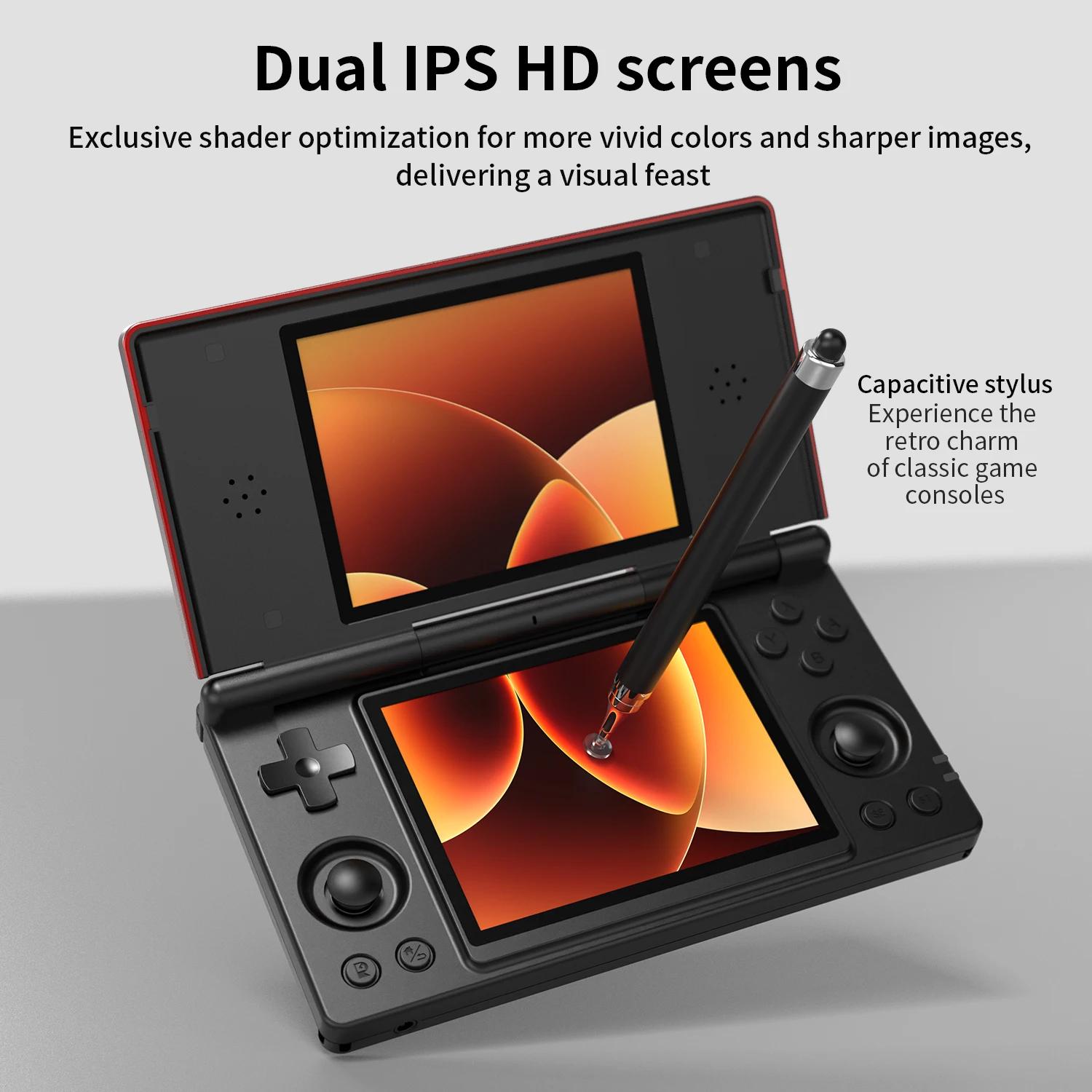 Anbernic RG DS Console de jeu portable 4 "IPS double écran Android 4000mAh lecteur de jeux vidéo rab