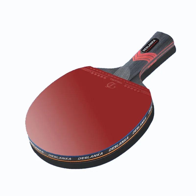 Raquette de Tennis de Table professionnelle simple, 7 étoiles, 9 étoiles, compétition en carbone, ha