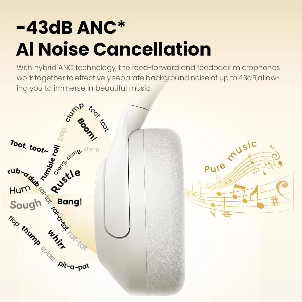 HAYLOU Écouteurs sans fil S30 Bluetooth 5.4 avec micro, suppression du bruit, ensembles de sauna, au