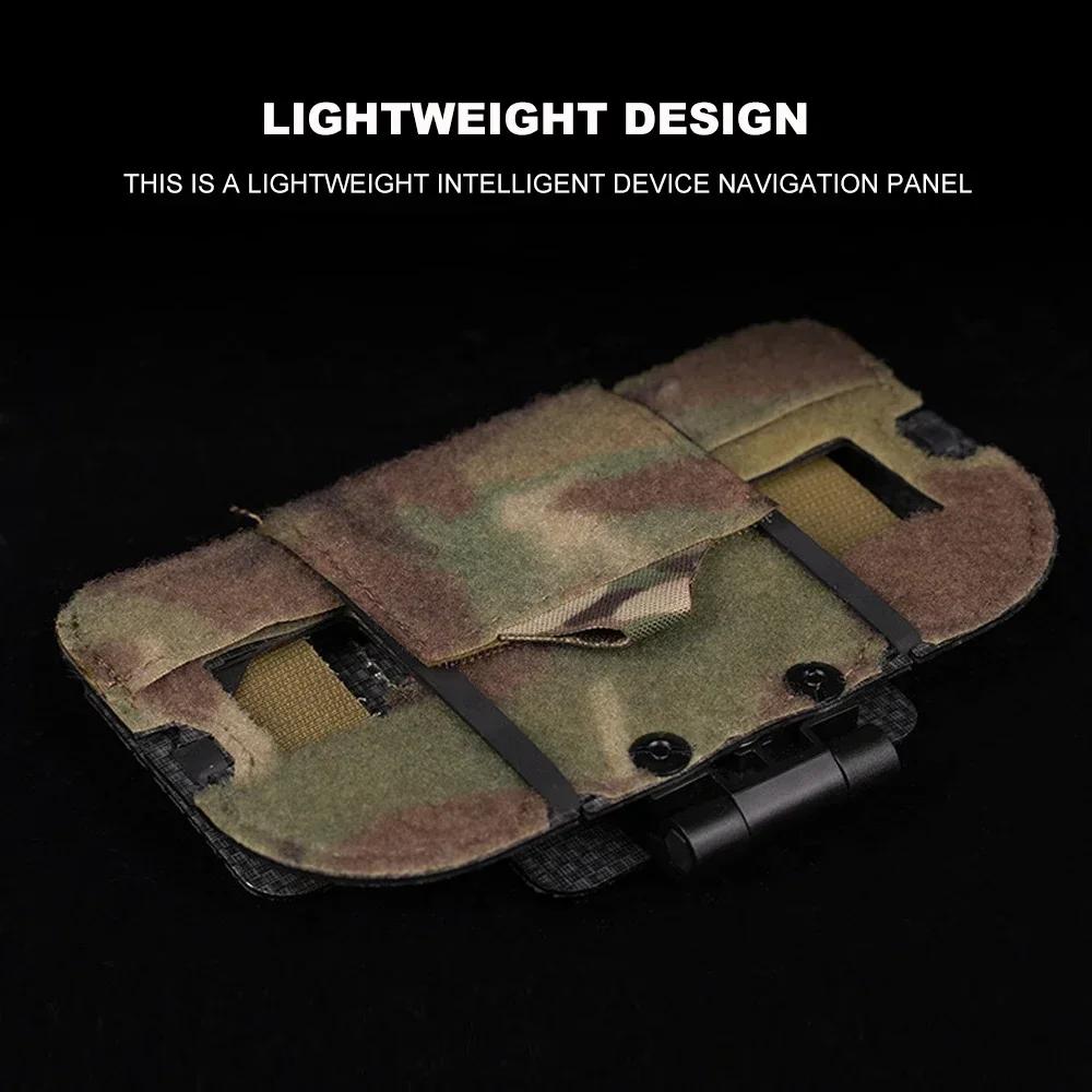 Gilet de chasse, planche de Navigation pour téléphone, pochette Molle, plate-forme de poitrine, supp