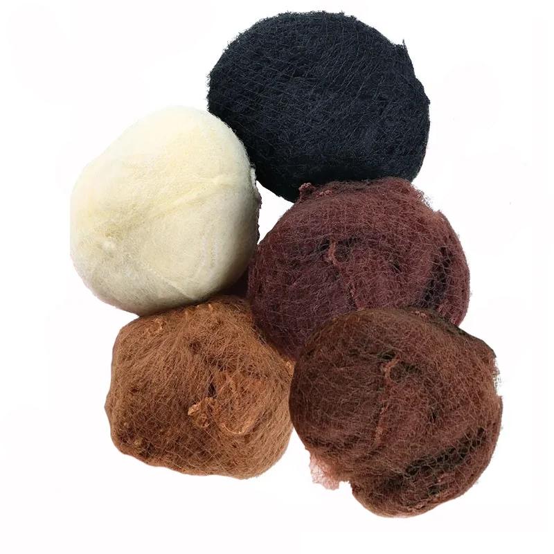 10/60 pièces 5MM filets à cheveux en Nylon Invisible jetable filet à cheveux Ballet danse filet chig