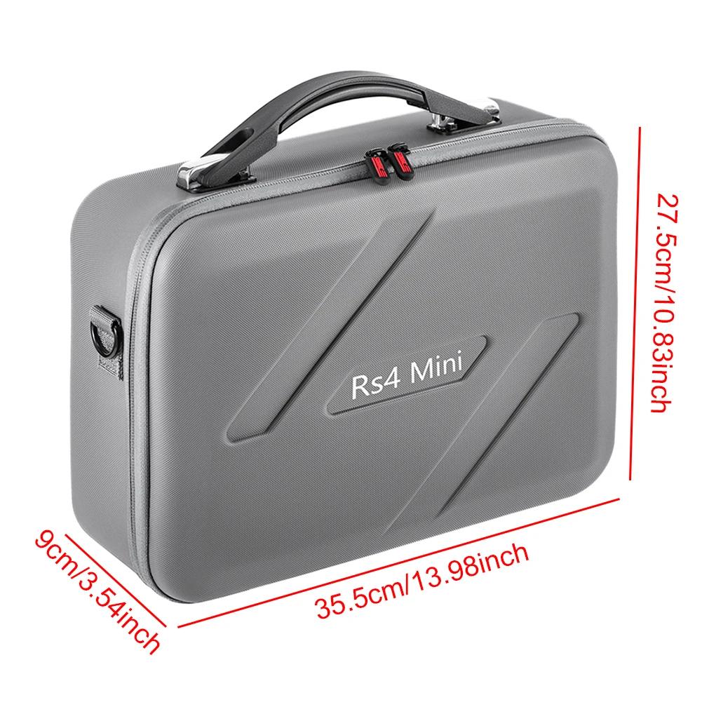 Pour DJI RS4 Mini étui de transport sac à bandoulière de voyage en polyuréthane antichoc sac à bando