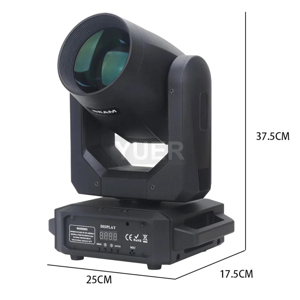 Lumière principale mobile LED 200W faisceau + Spot + 18 prismes rotatifs + arc-en-ciel 12 Gobo 8 eff