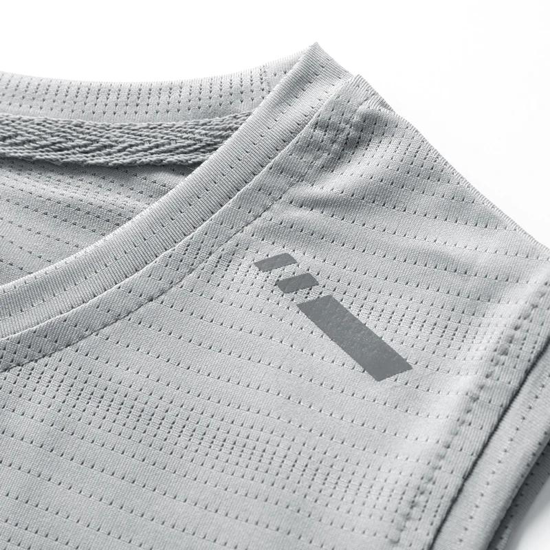 CHRLCK gilet de course pour hommes séchage rapide débardeur de gymnastique hommes Fitness chemise sa