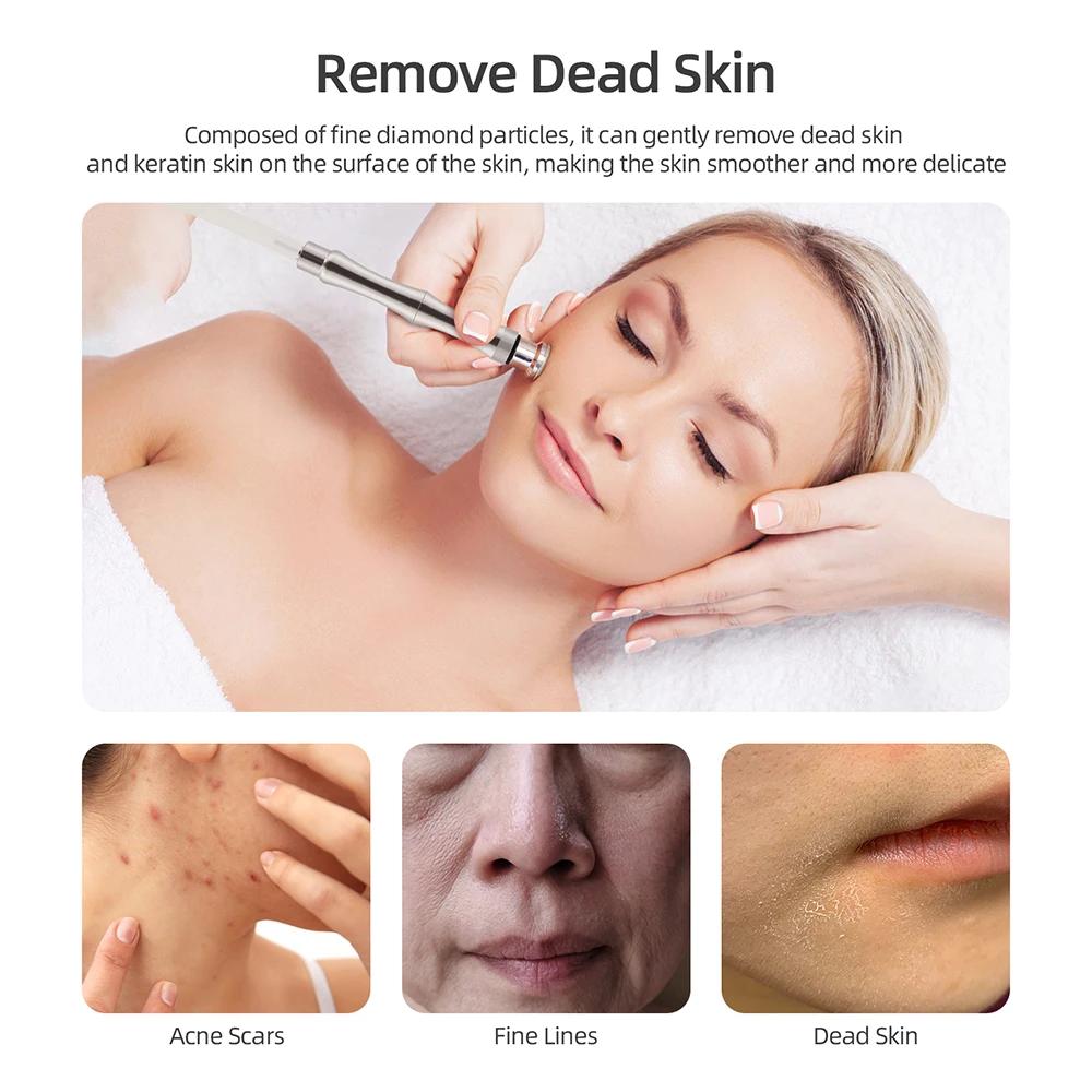 Machine professionnelle de microdermabrasion au diamant, pulvérisation d'eau, exfoliation du visage,