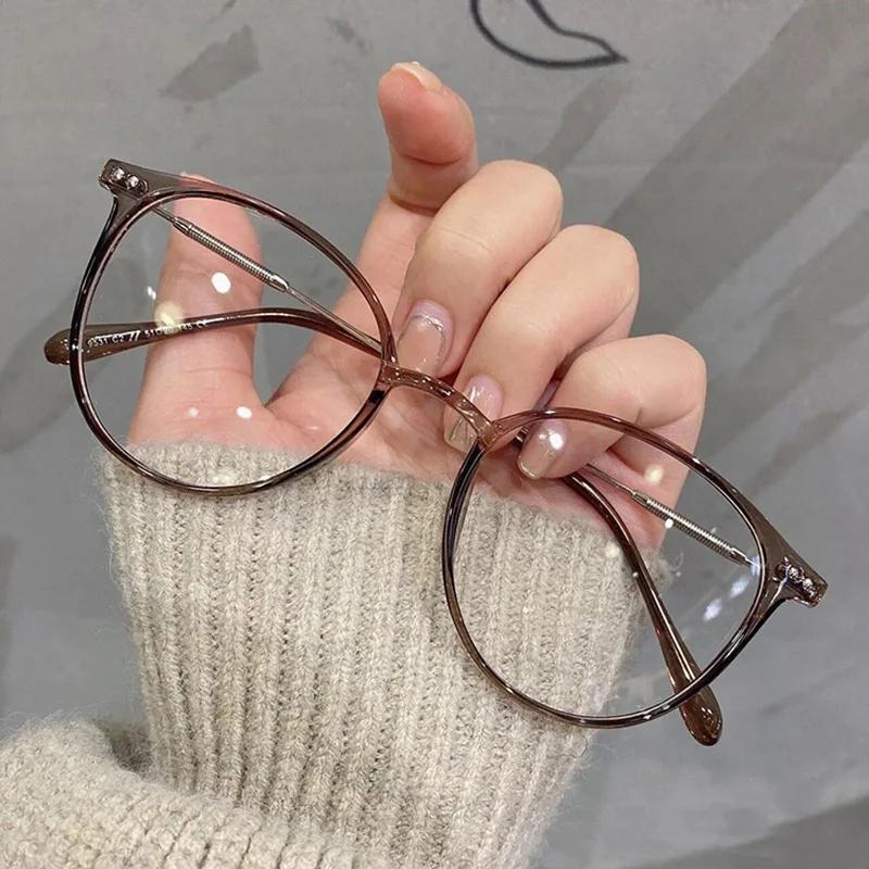 Hommes Et Femmes Ronde Anti Bleu Lunettes Ordinateur Cadre Optique Lentilles Nouvelle Arrivée 2023