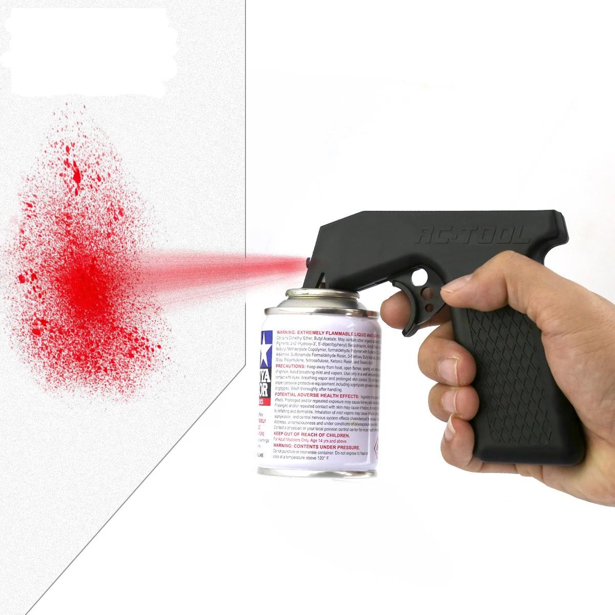 Tamiya – adaptateur de bouteille de pulvérisation de peinture, poignée de pulvérisation d'aérosol, d