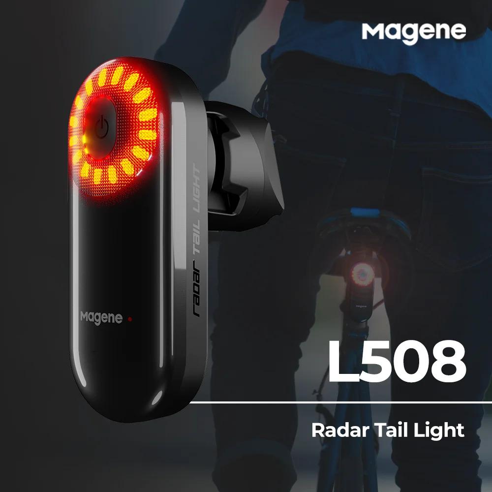Magene vélo Radar feu arrière phare vélo éclairage arrière intelligent selle tige de selle Ebike LED