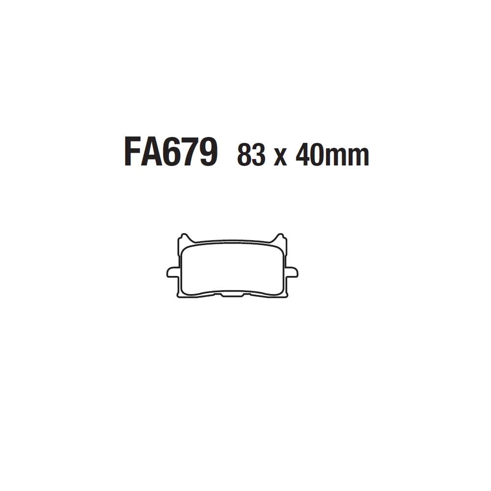 USERX plaquettes de frein à disque moto freins avant arrière plaquettes de frein à disque pour FA679