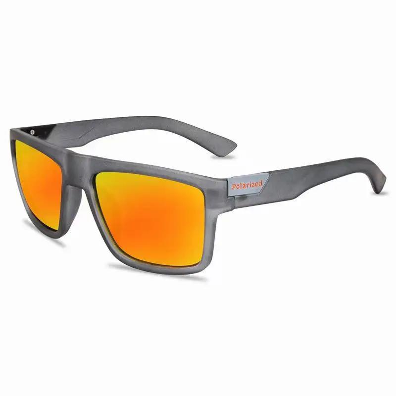 Lunettes de soleil polarisées de luxe pour hommes, carrées, Vintage, pour la conduite, l'escalade, l