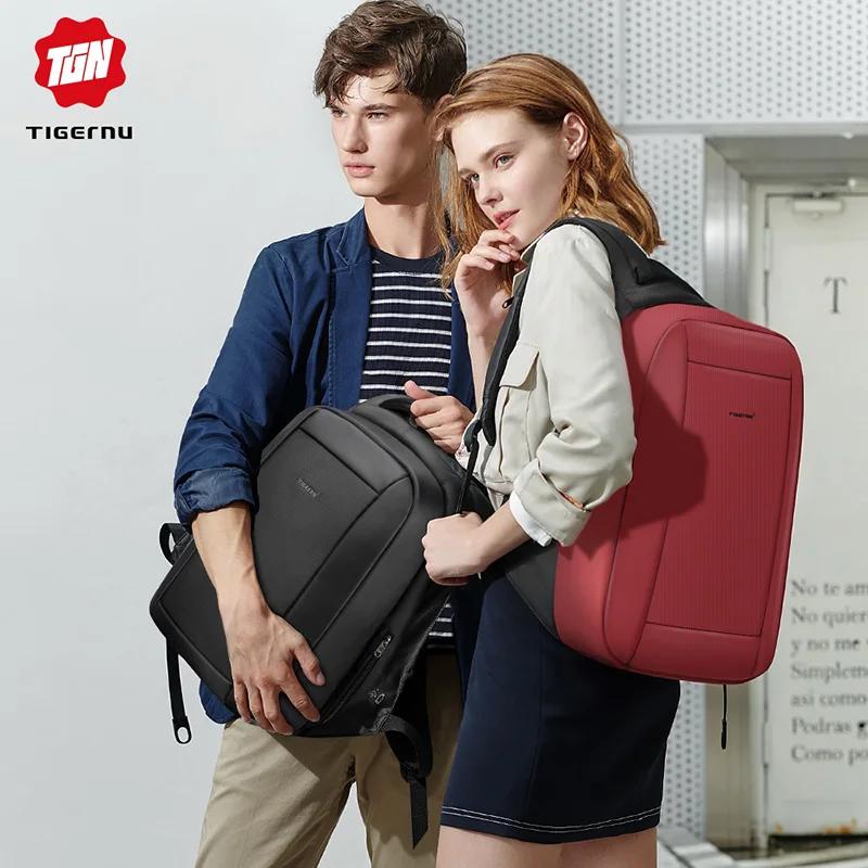 Tigernu sacs à dos pour hommes pour femmes 14-15.6 sac à dos pour ordinateur portable sac à dos anti