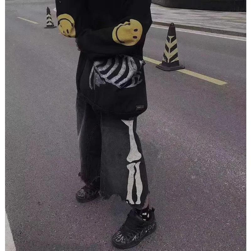 KAPITAL Hirata et Hiroshi Chunqiu Nouveau sac bandoulière polyvalent en denim vintage japonais tenda
