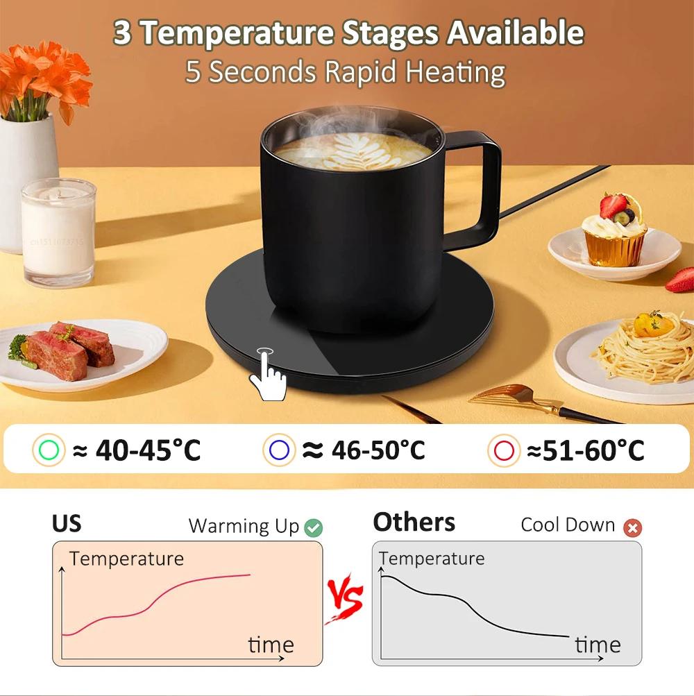 Chauffe-tasse USB chauffe-tasse chauffe-tasse à café chauffage thermostatique dessous de verre tasse