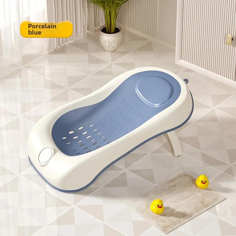Support de bain pour nouveau-né, lit de bain Convertible pour bébé avec détection de température, fi