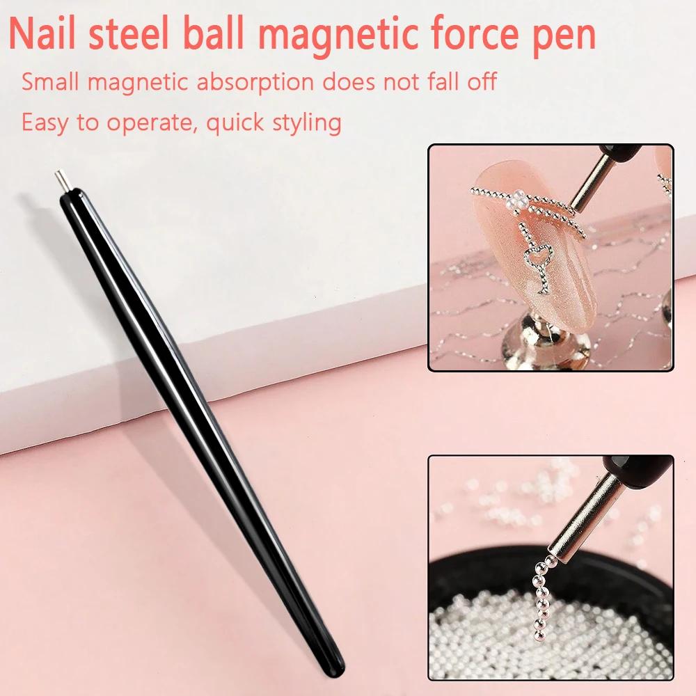 Stylo magnétique pour ongles Vortex/lollipop, œil de chat, crée une ondulation de l'eau, effet tourb