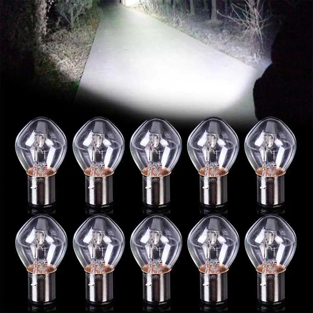 Ampoule halogène de sauna pour moto, lumière claire, accessoires de moto, nouveau, B35, 12V, 35W, BA