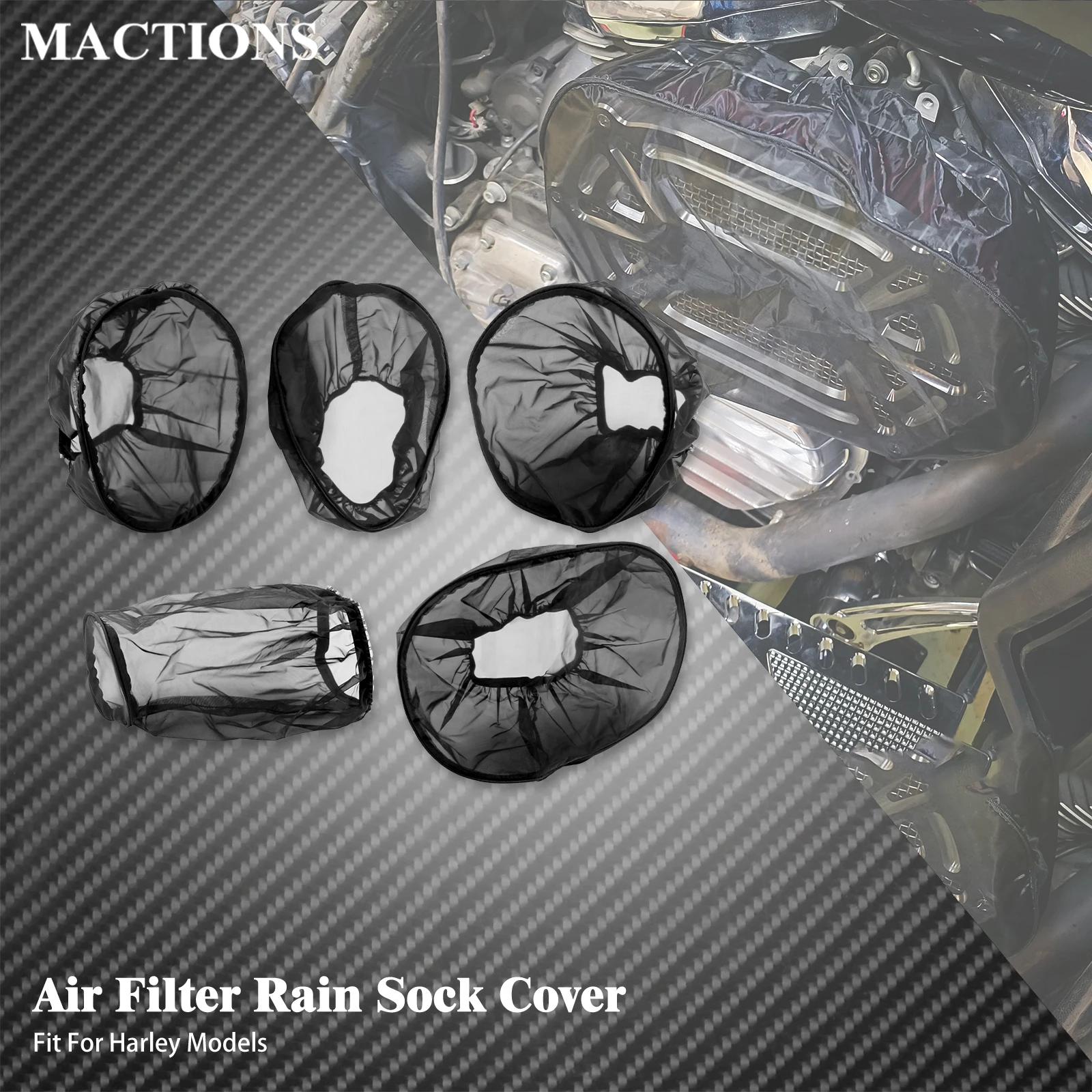 Couvercle de filtre à Air pour chaussettes de pluie de moto, couvercle de protection étanche noir po