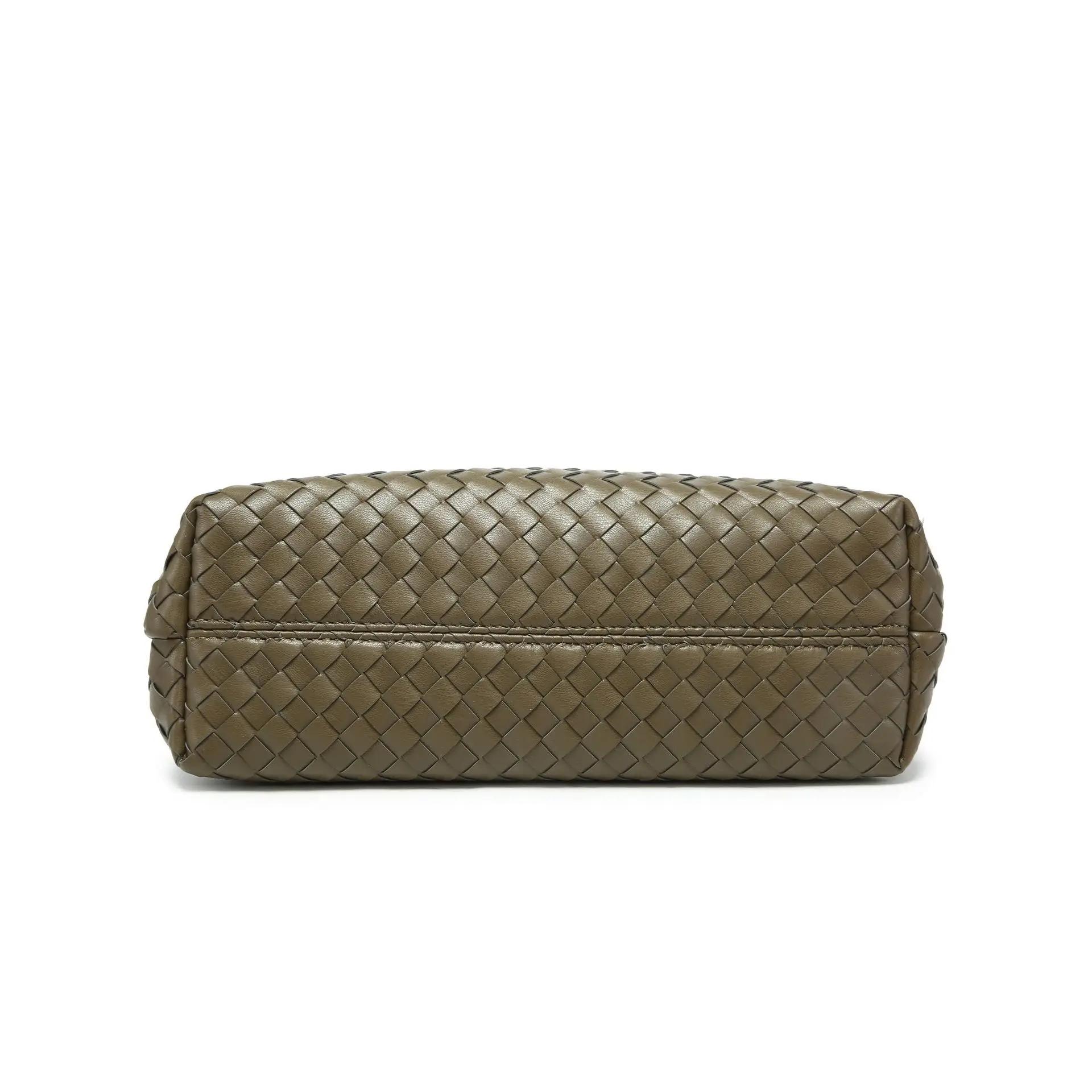 Nouveauté tissage Style femmes sac à main de luxe en cuir PU fourre-tout décontracté spacieux sac de