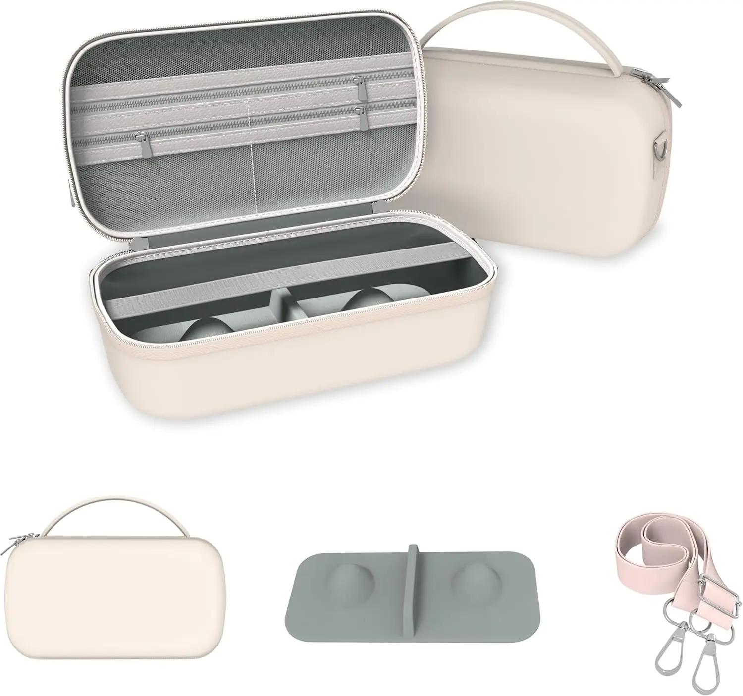 Sac de transport pour tire-lait portable, pour tire-lait mains libres, étui rigide avec sangle à ban
